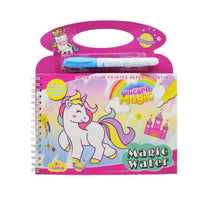 Cartoon Theme Reusable Magic Doodle Pen Water Painting Book