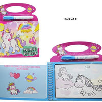 Cartoon Theme Reusable Magic Doodle Pen Water Painting Book